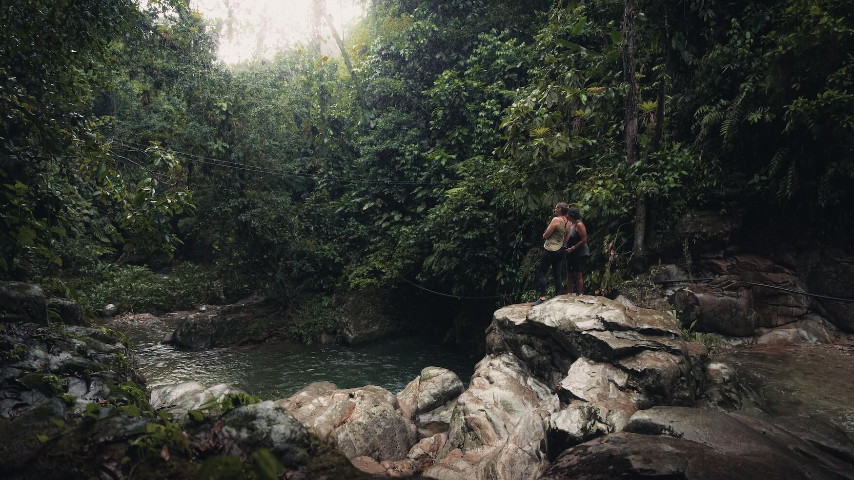 rivier oversteken jungle Ciudad Perdida