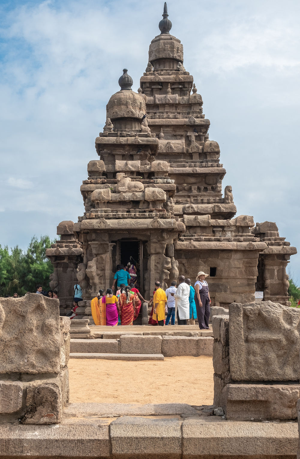 rondreis zuid india Mahabalipuram shore temple