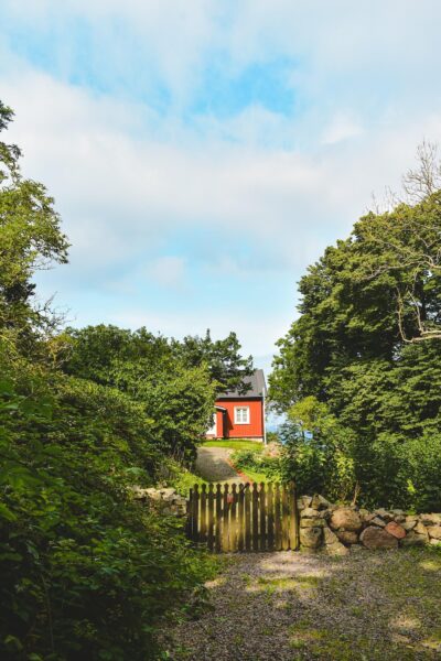 rood huisje in Zweden