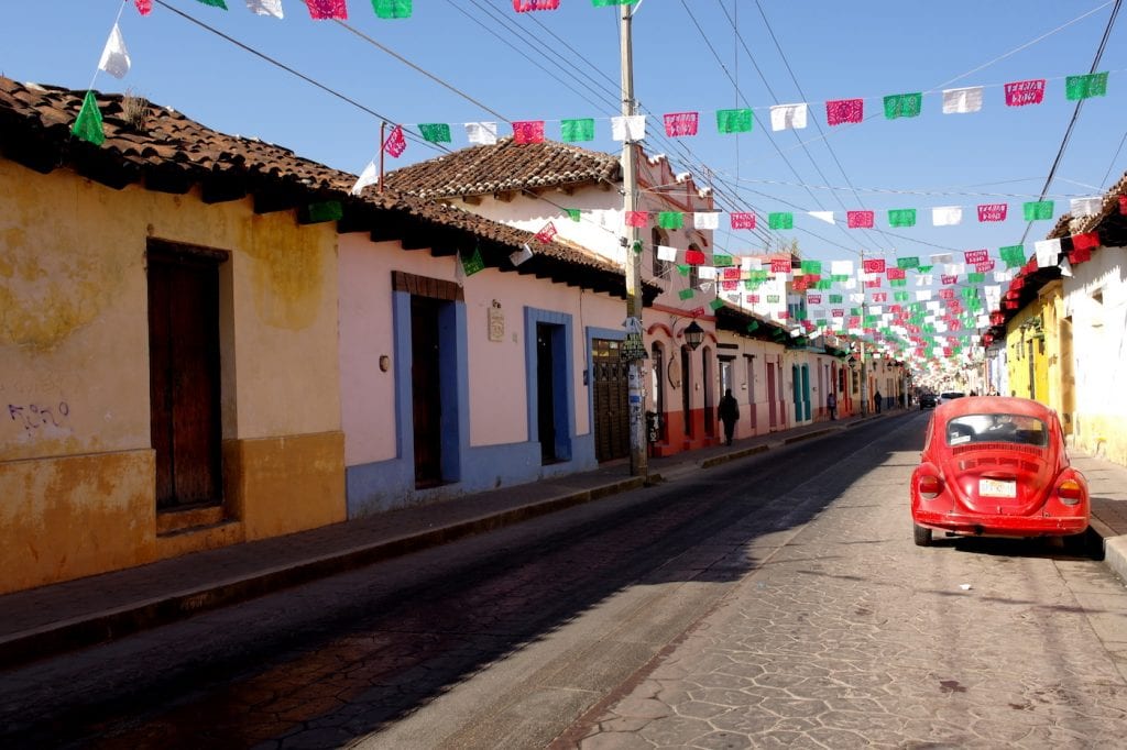 route mexico San Cristobal