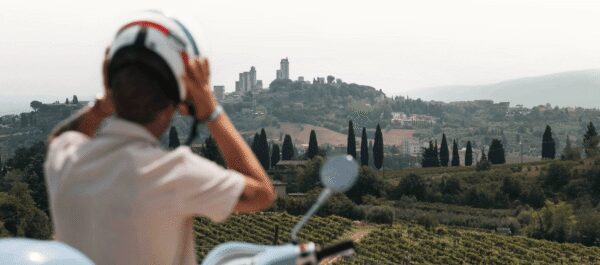 uitzicht op sam gimignano