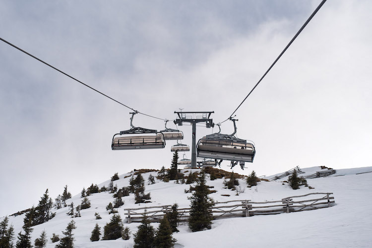 skiliften kitzbuheler alpen