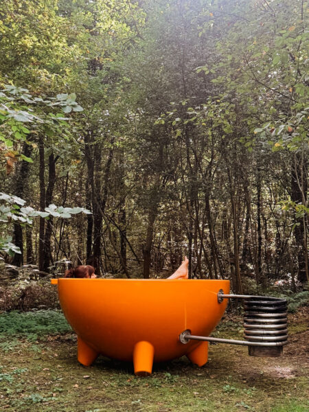 slapen in het bos badhuus uffelte