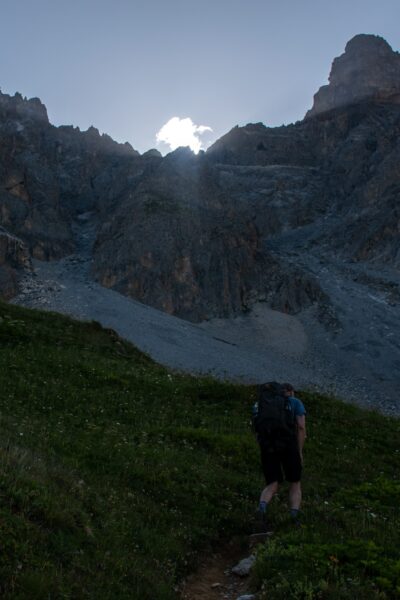steile klim, Alpen