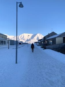 stempel ophalen spitsbergen dorpje