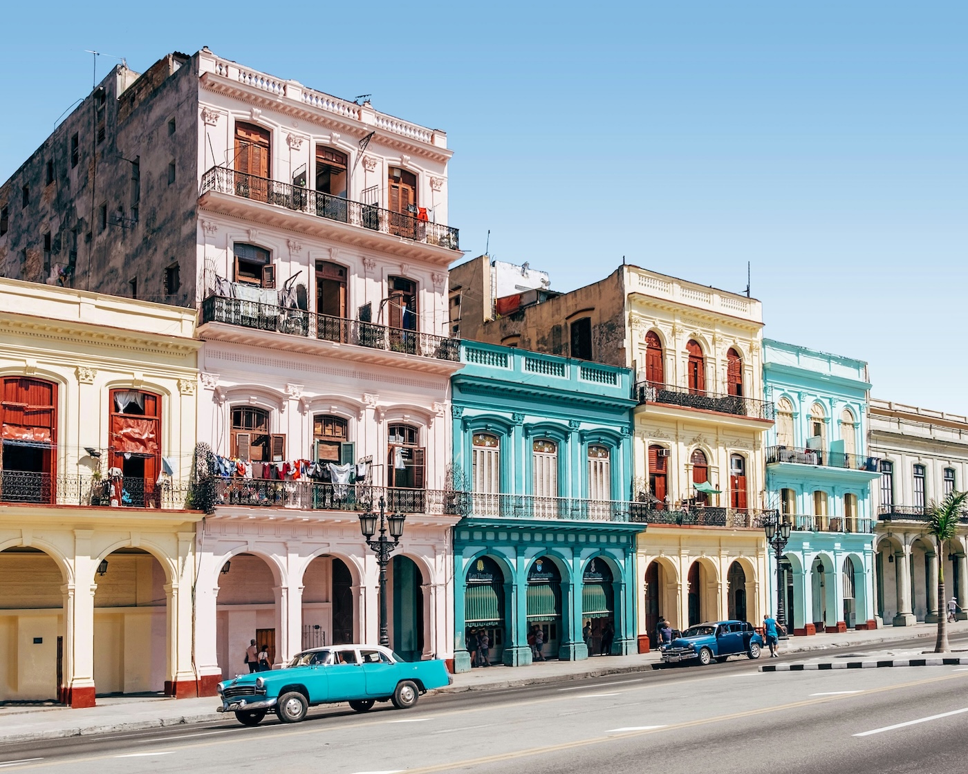 straat in Havana, Cuba
