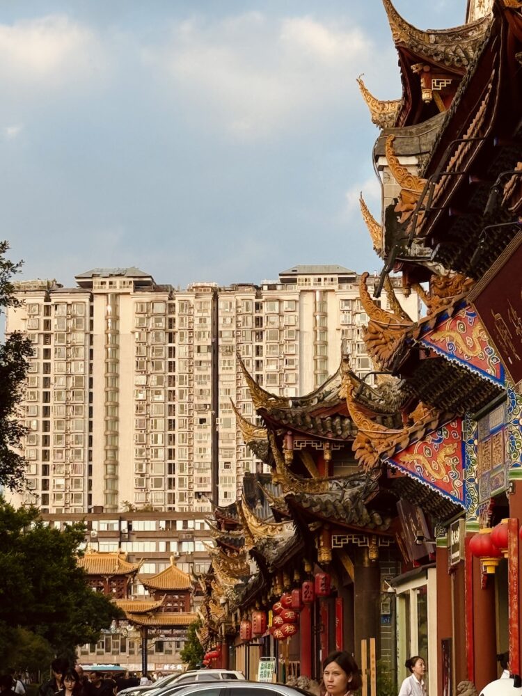 straatbeeld chengdu