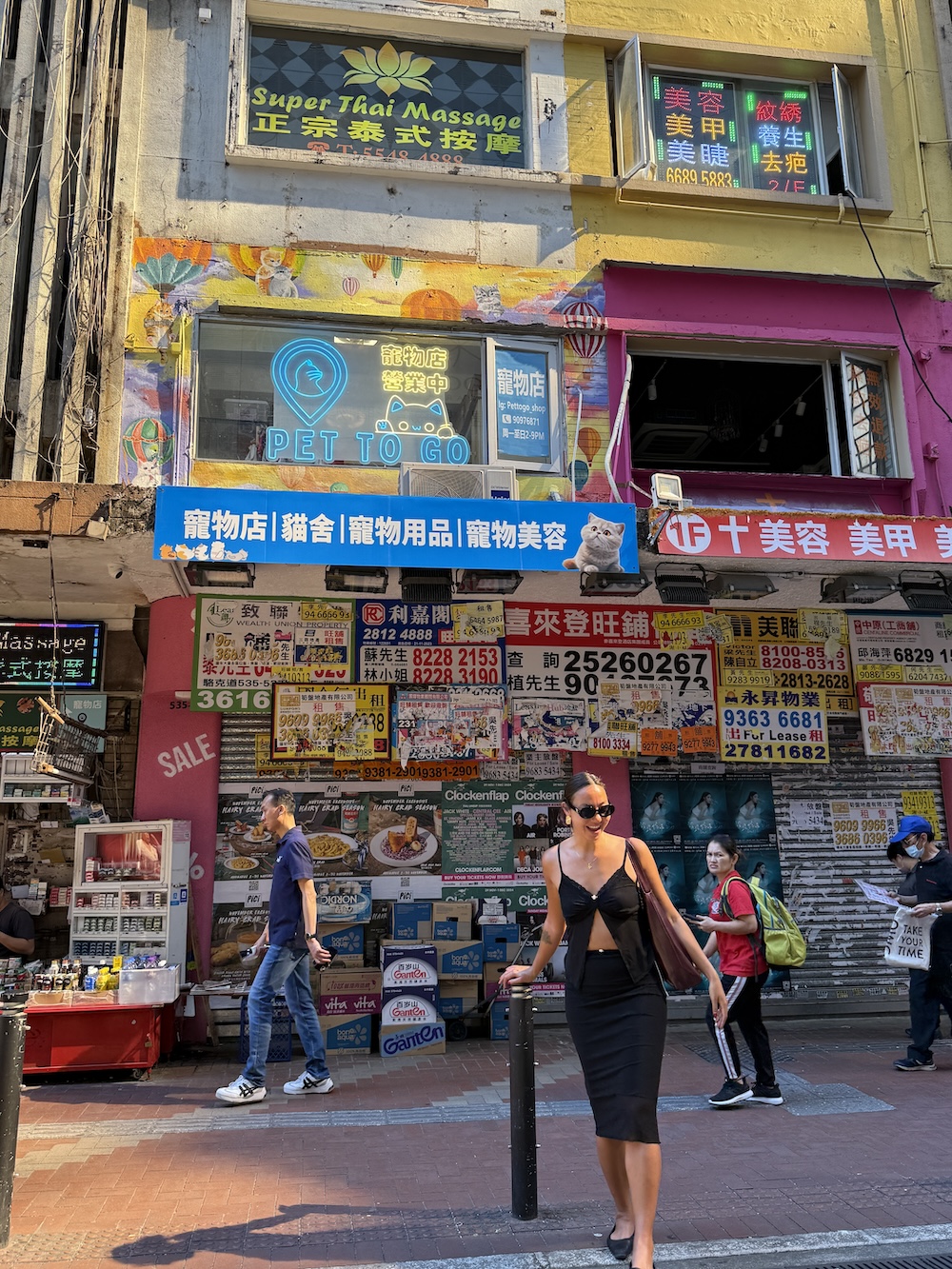 straatje in Hongkong