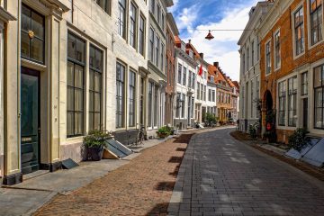 straatje in Middelburg