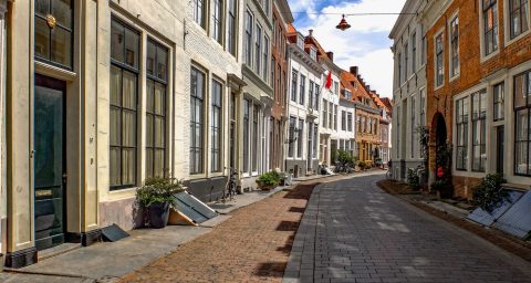 straatje in Middelburg
