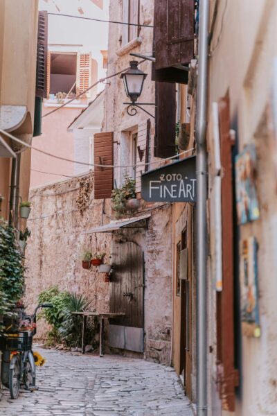 straatje in Rovinj