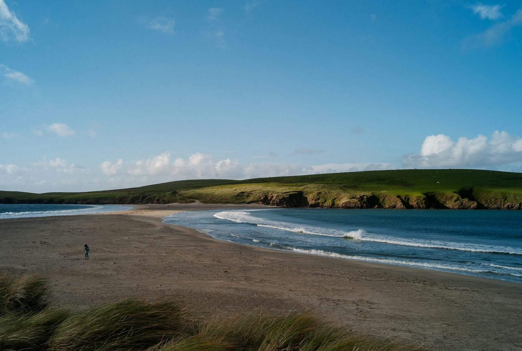 strand Shetland, natuur Schotland