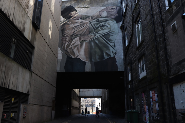 streetart kunst in aberdeen