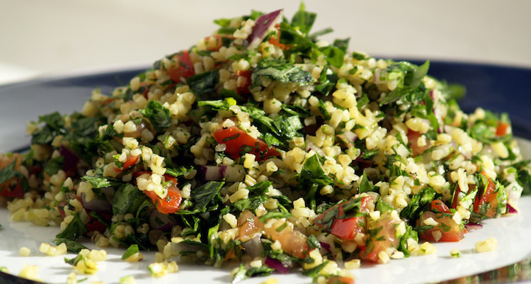tabouleh gerecht eten in jordanie