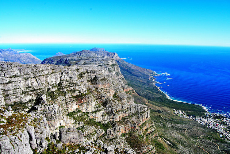tafelberg klimmen Kaapstad uitzicht