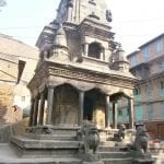 Tempel gebouw in Kathmandu