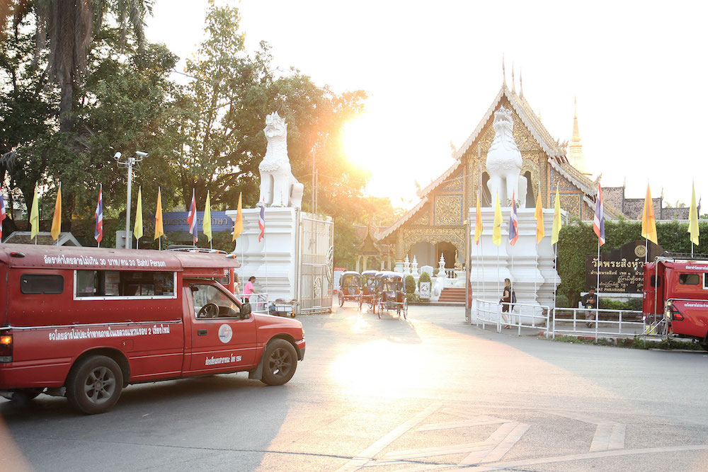 tempels Chiang Mai in Thailand