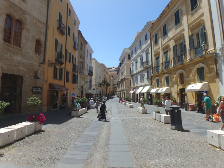 Sardinie dorpje
