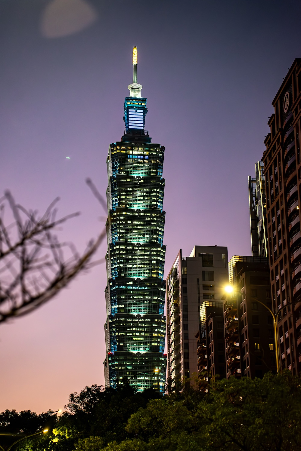 toren Taipei, Rondreis Taiwan