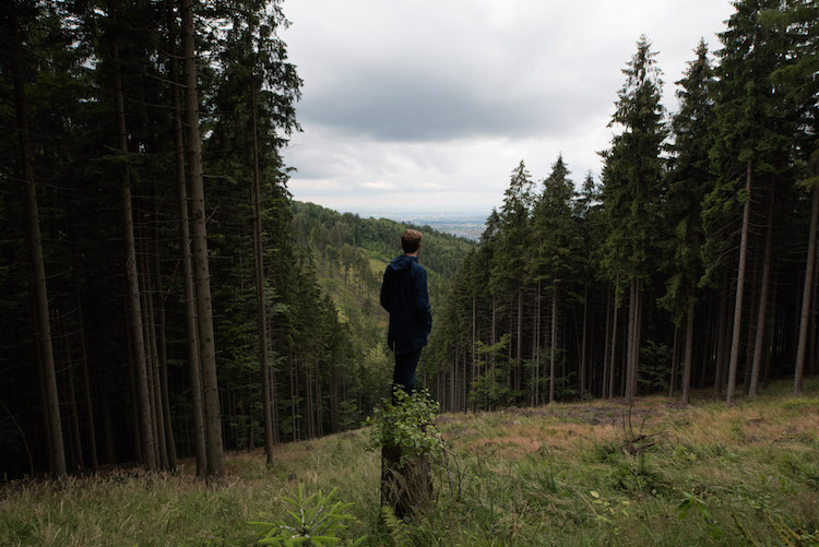 tsjechië Beskydy Mountains uitzicht