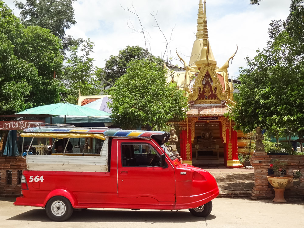 tuktuk in Ayutthaya thailand