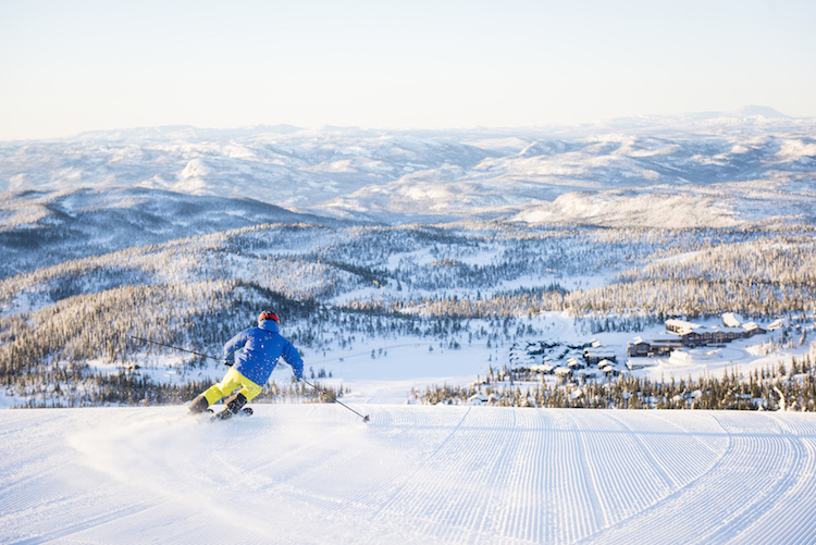 uitzicht Norefjell noorwegen wintersport
