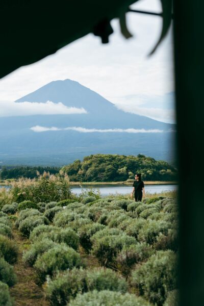 uitzicht camperplaats Mount Fuji
