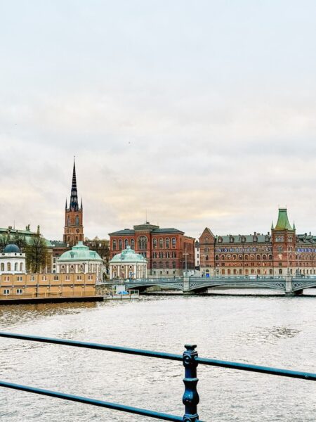 uitzicht vanaf brug Stockholm