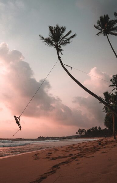 unawatuna rope swing sri lanka