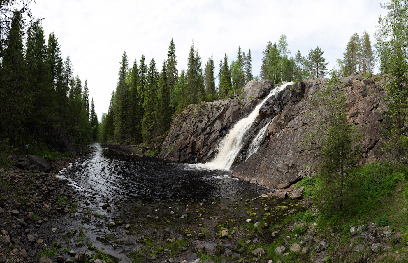 vakantie finland hepokongas waterfall