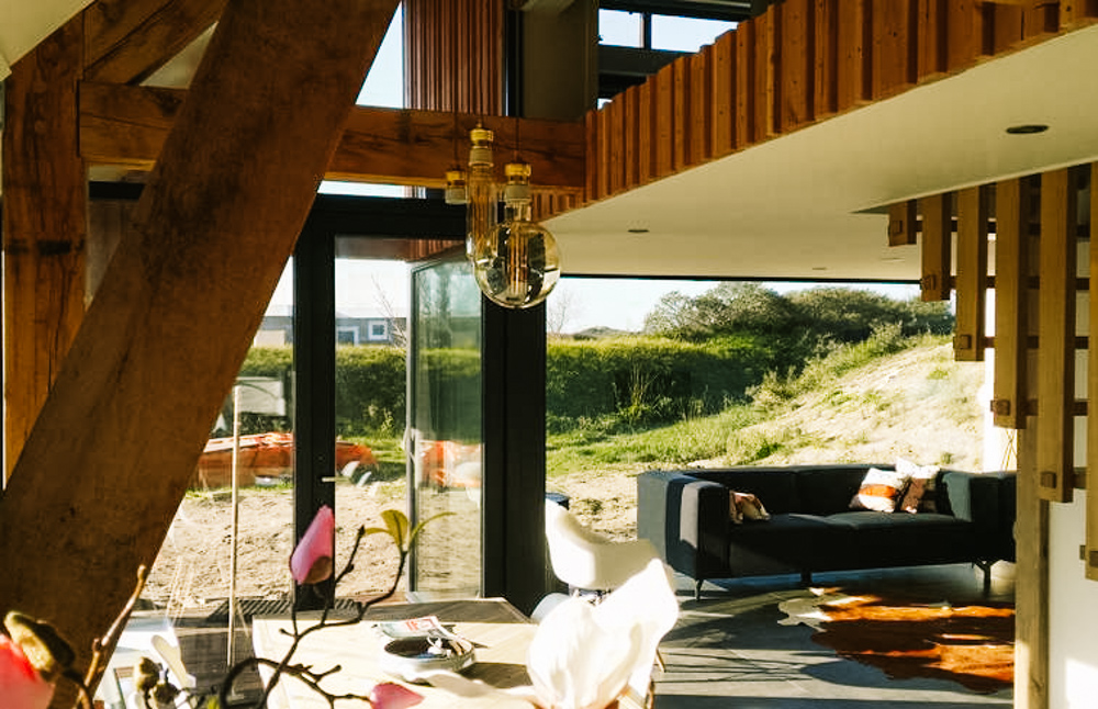 vakantiehuis met sauna aan zee