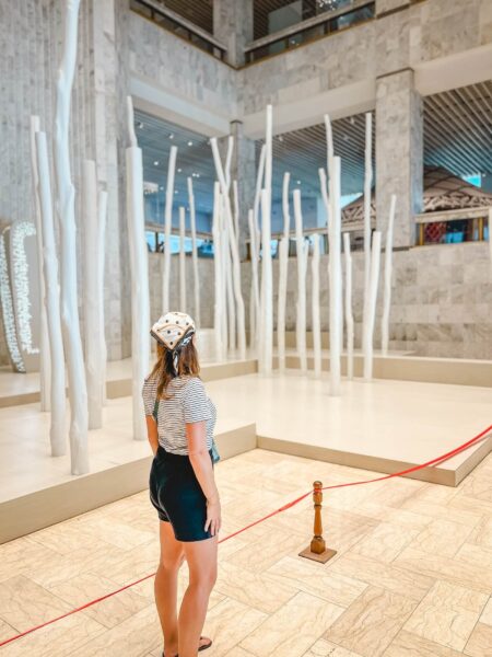vrouw in State History Museum