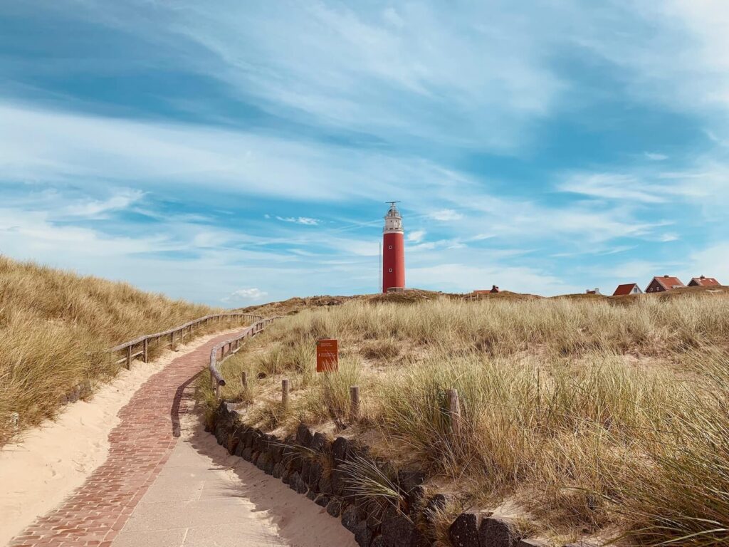 vuurtoren texel en duinen