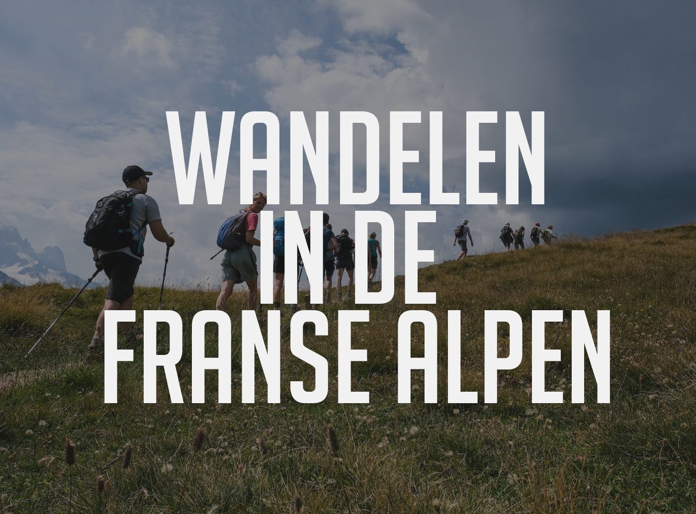 wandelen in de franse Alpen