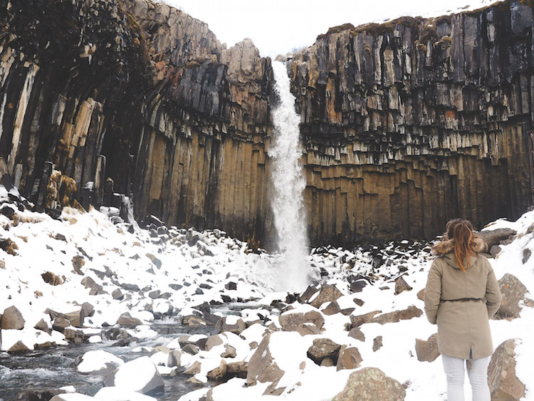 wandelen skaftafell falls ijsland