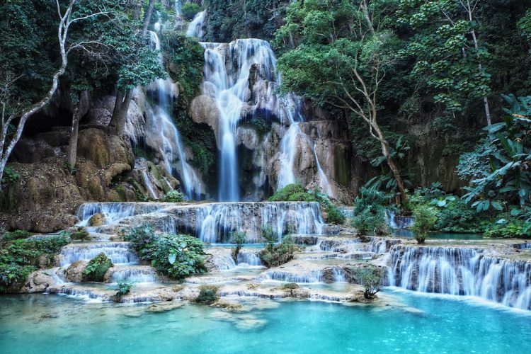 watervallen laos