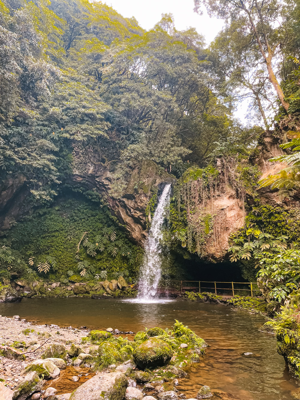 watervallen sao miguel Cascata da Gruta