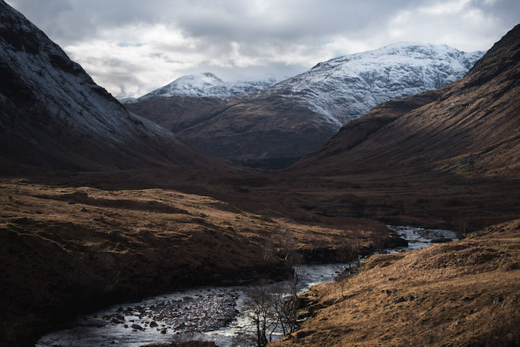winter Schotland Glencoe en Glen Etive