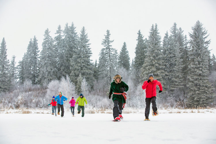 winterreis canada sneeuwschoenwandelen vakantie