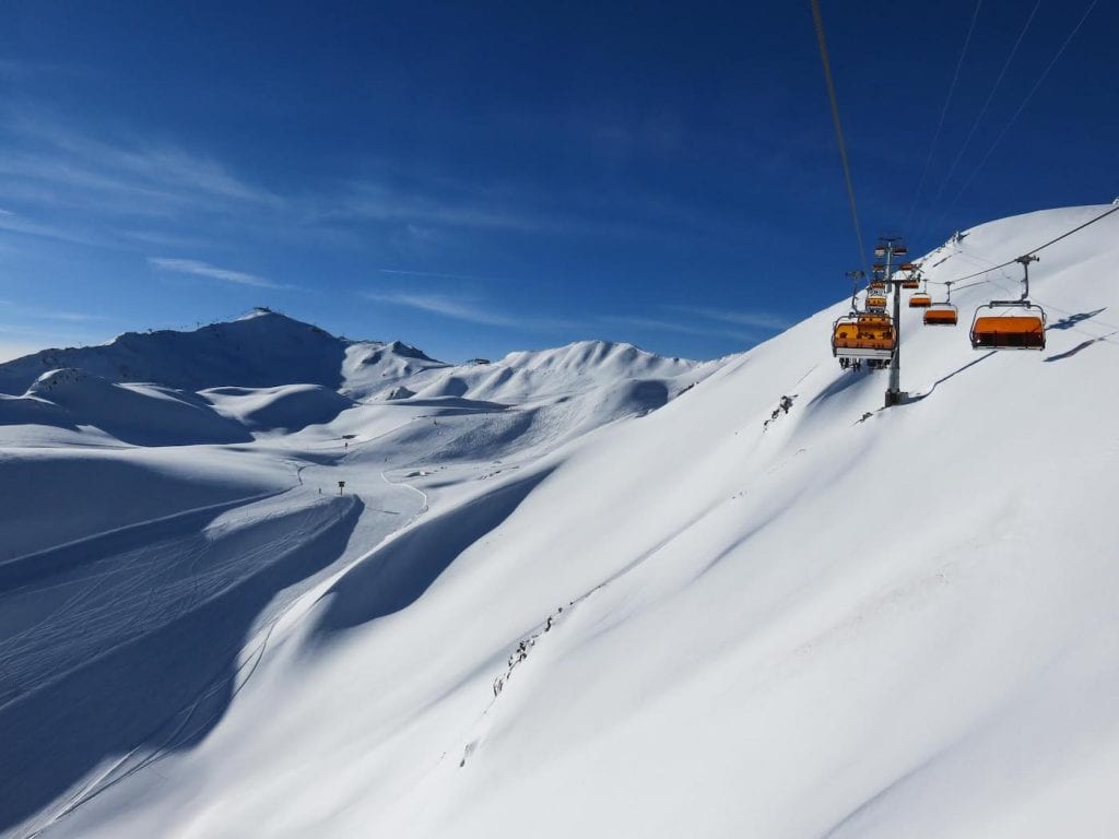 wintersport Ischgl en kappl liften