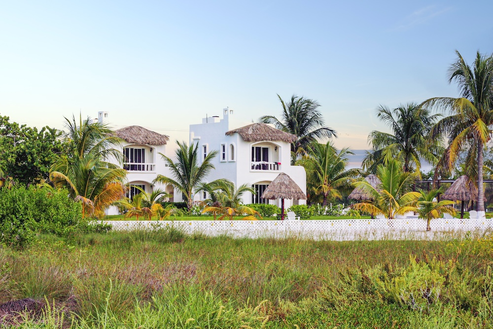 witte villa Isla Holbox
