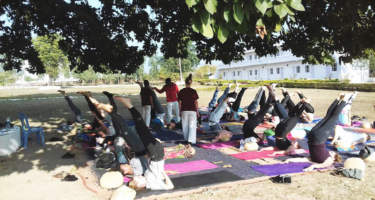 yoga practice outside yoga teacher training