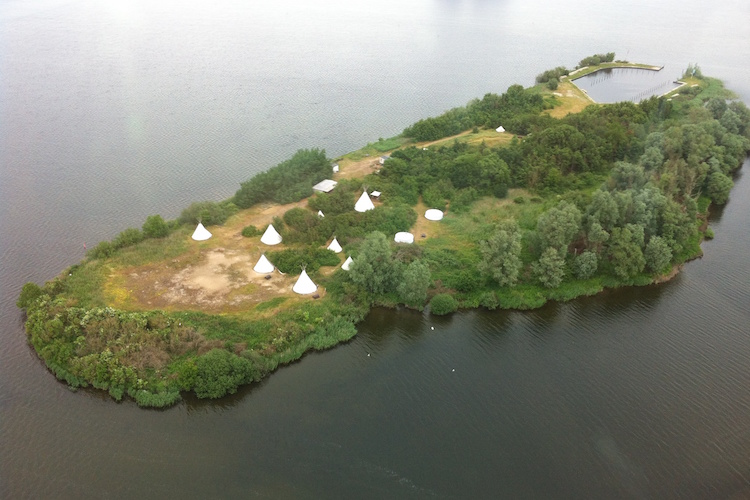 yurt huren eiland
