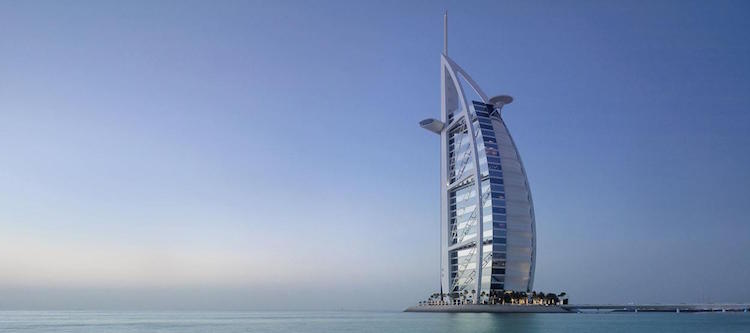 zeven sterren hotel burj al arab dubai
