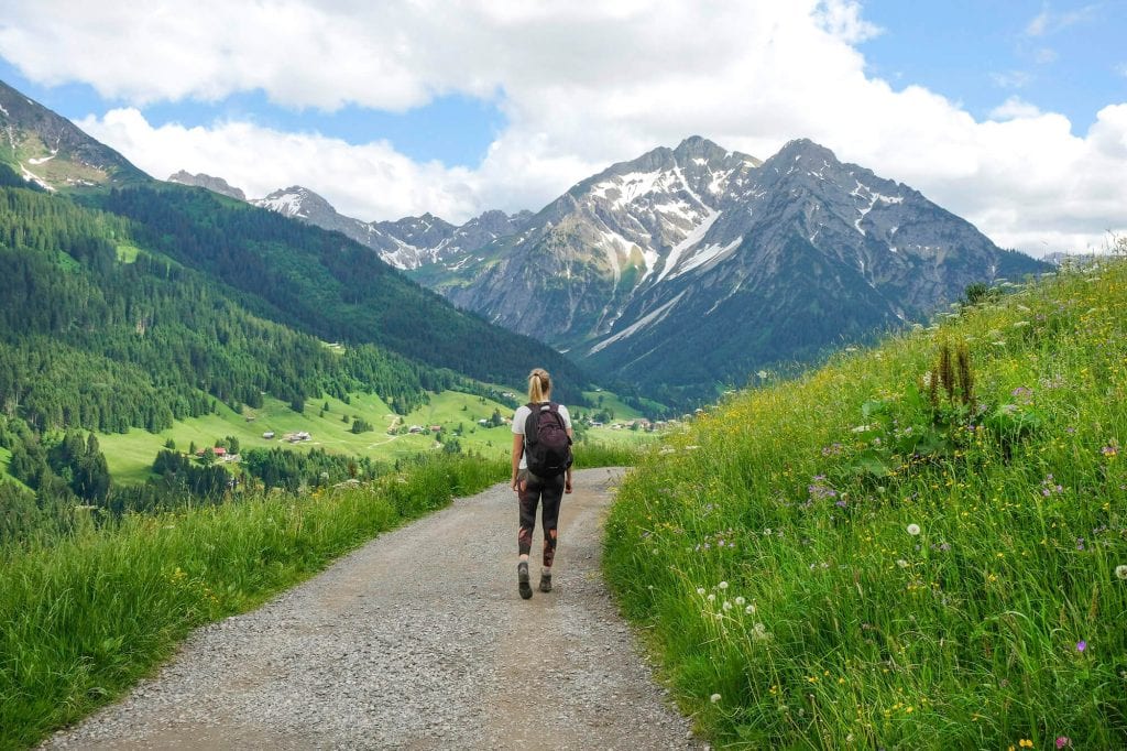 zomervakantie in oostenrijk Kleinwalsertal
