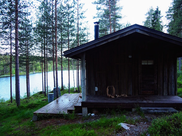 zomervakantie lapland sauna meer