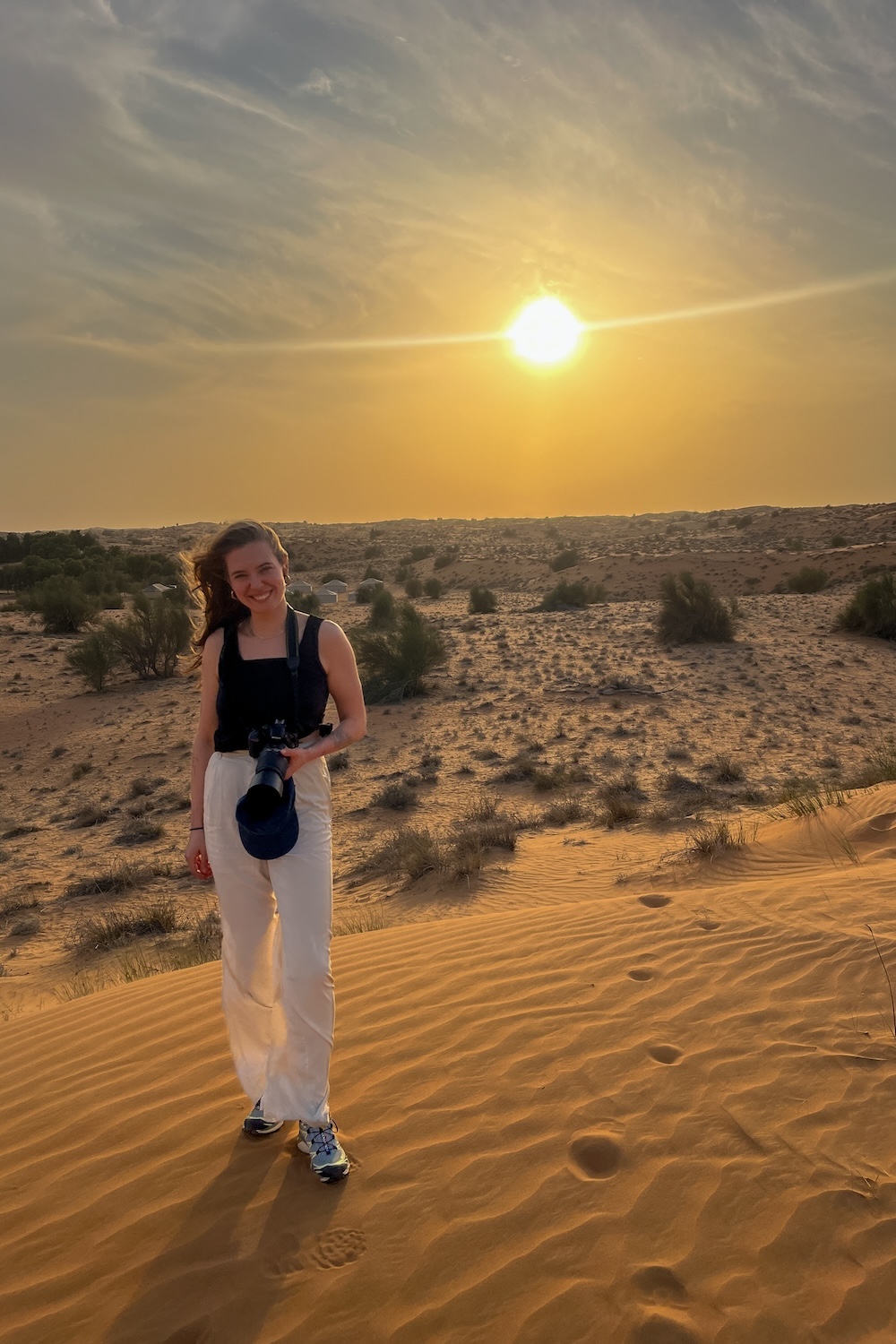 zonsondergang Dubai Desert