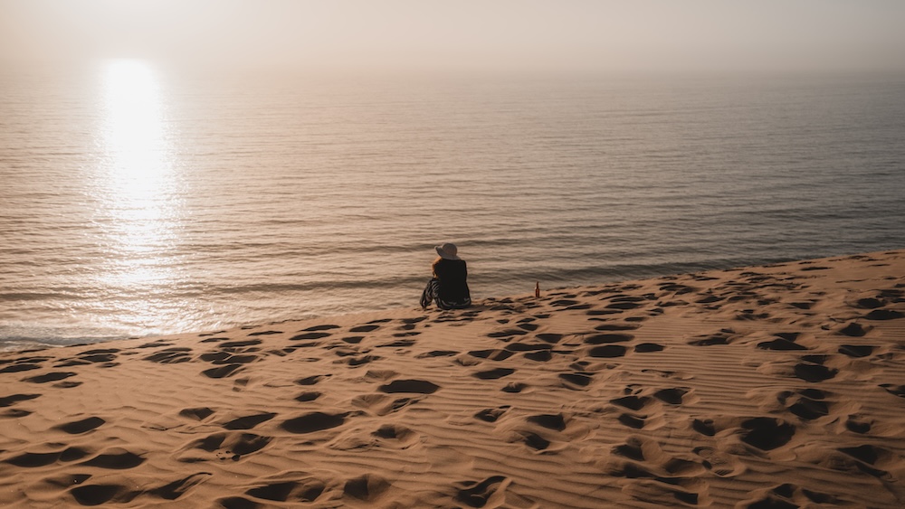 zonsondergang Swakopmund