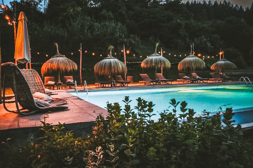 zwembad Rancone Lodges