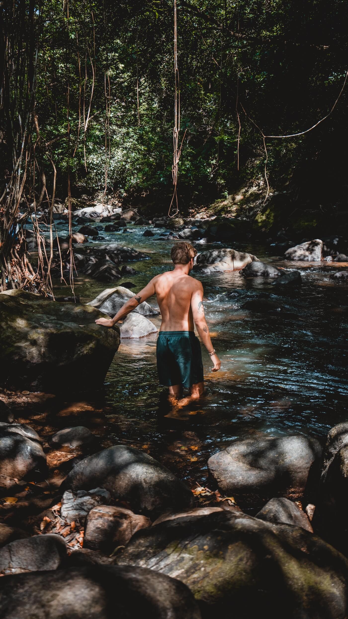 zwemmen in waterval, El Valle de Antón